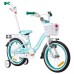 Jalgratas Karbon Kitty 16 turquoise-white
