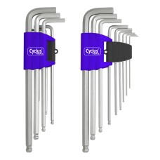 T riist set Cyclus Tools Imbus Hexagon ball-end 9 pcs. with holder (720559)