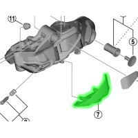 Patareide hoidja Shimano XTR Di2 RD-M9250 SGS/GS