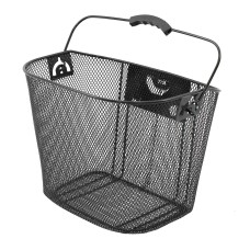 Rattakorv esimene Azimut w/ plastic NEW bracket BLACK 35x26x26cm