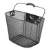 Rattakorv esimene Azimut w/ plastic NEW bracket BLACK 35x26x26cm