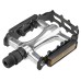 Pedaalid Azimut MTB Alu/steel Antislip with ZU bearings and reflectros (1012)