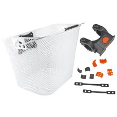 Rattakorv esimene Azimut w/ plastic OVERSIZE bracket 34x25x26cm white Rattakorv esimene Azimut w/ plastic OVERSIZE bracket 34x25x26cm white