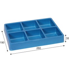 T toa lauaosa Cyclus Tools Tray with 6 compartments (720672) T toa lauaosa Cyclus Tools Tray with 6 compartments (720672)