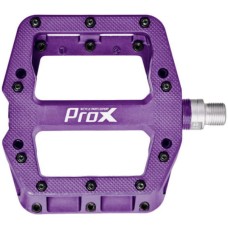 Pedaalid ProX Base Pro 26 plastic Pins axle Cr-Mo purple