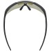Glasses uvex ultimate pace ultra CV black matt / mirror blue