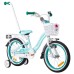 Jalgratas Karbon Kitty 16 turquoise-white
