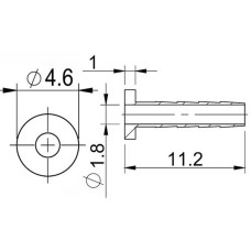 Ketaspiduri vooliku hutuskomponent Prox for Shimano 2.1mm (50pcs.) Ketaspiduri vooliku hutuskomponent Prox for Shimano 2.1mm (50pcs.)