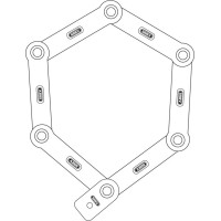Lukk Abus Folding Bordo uGrip 5700/80 RD SH
