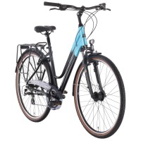 Jalgratas Tabou Kinetic 2 W black-turq-S / 17