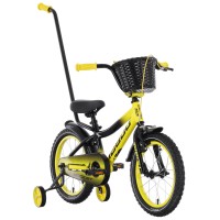 Jalgratas Tabou Rocket 16 black-yellow