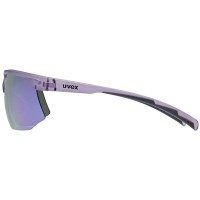 Prillid Uvex aerios s purple matt transparent / mirror purple