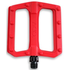 Pedaalid ACID Flat C3-ZP plastic red
