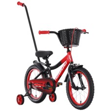 Jalgratas Tabou Rocket Alu 16 black-red Jalgratas Tabou Rocket Alu 16 black-red