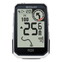 Rattakompuuter SIGMA ROX 4.0 Endurance GPS White HR Set