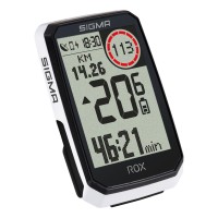 Rattakompuuter SIGMA ROX 4.0 Endurance GPS White HR Set